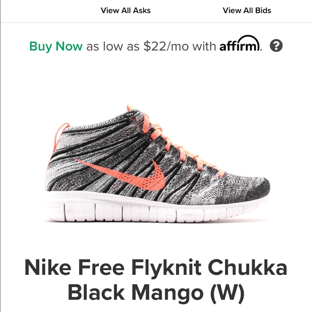 Nike Free Flyknit Chukka